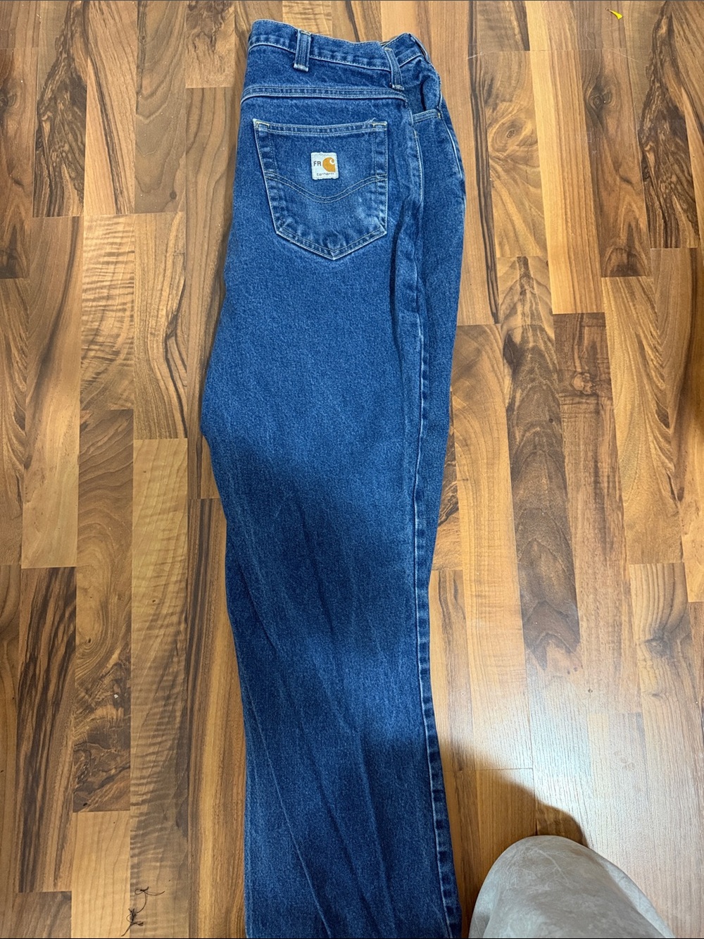 Carhartt Men’s Relaxed Fit Jeans in Dark Blue